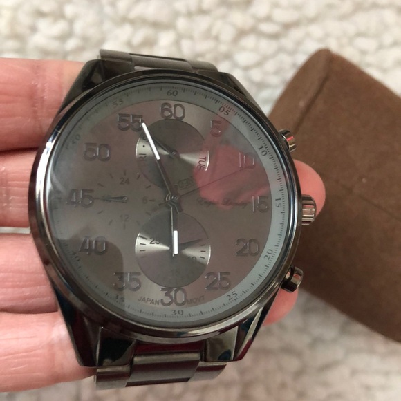 Stainless Steel Quartz Movement Mens Watch NWOB - Picture 5 of 7